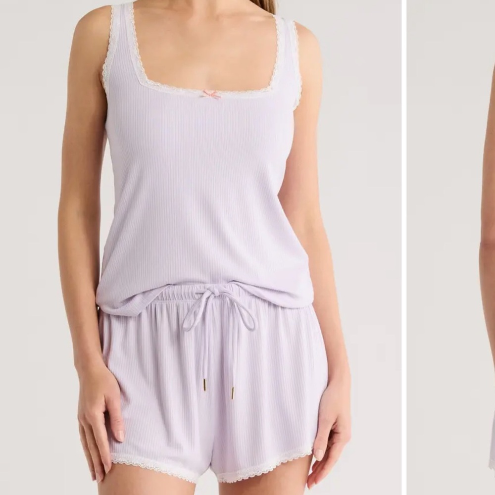 NWT HONEYDEW Revival Rib Short Pajamas